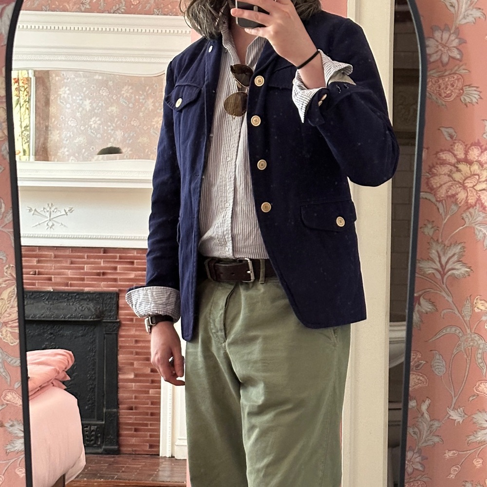 Mauro Grifoni Navy Casual Jacket